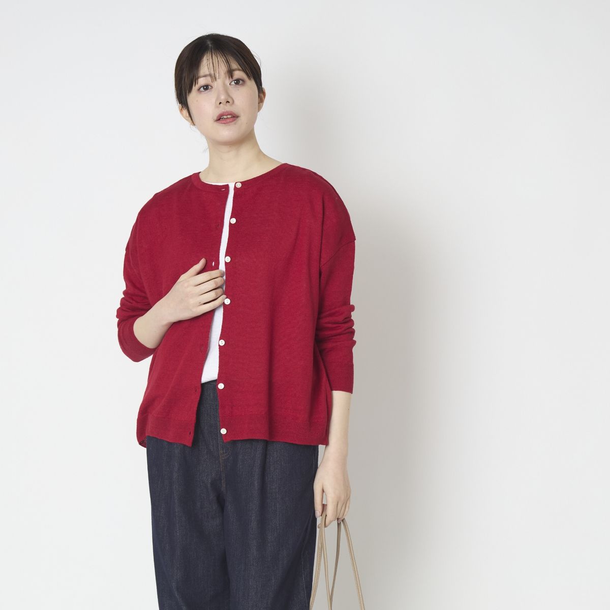 n.o.f.l/サフィラン2WAYリラックスカーディガン